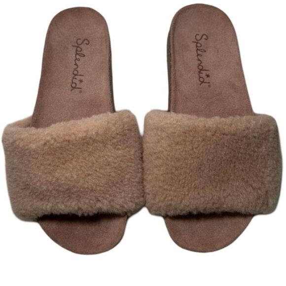Faux Fur Slides - Picture 1 of 6